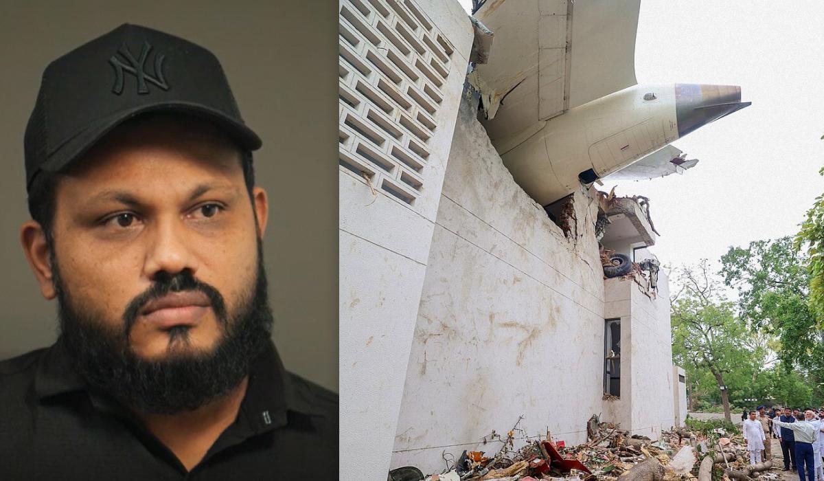 В катастрофе самолета Air India в июне 2025 года выжил только Вишвакумар Рамеш. Ему до сих пор сложно рассказывать о том дне / коллаж УНИАН, фото скриншот, Википедия