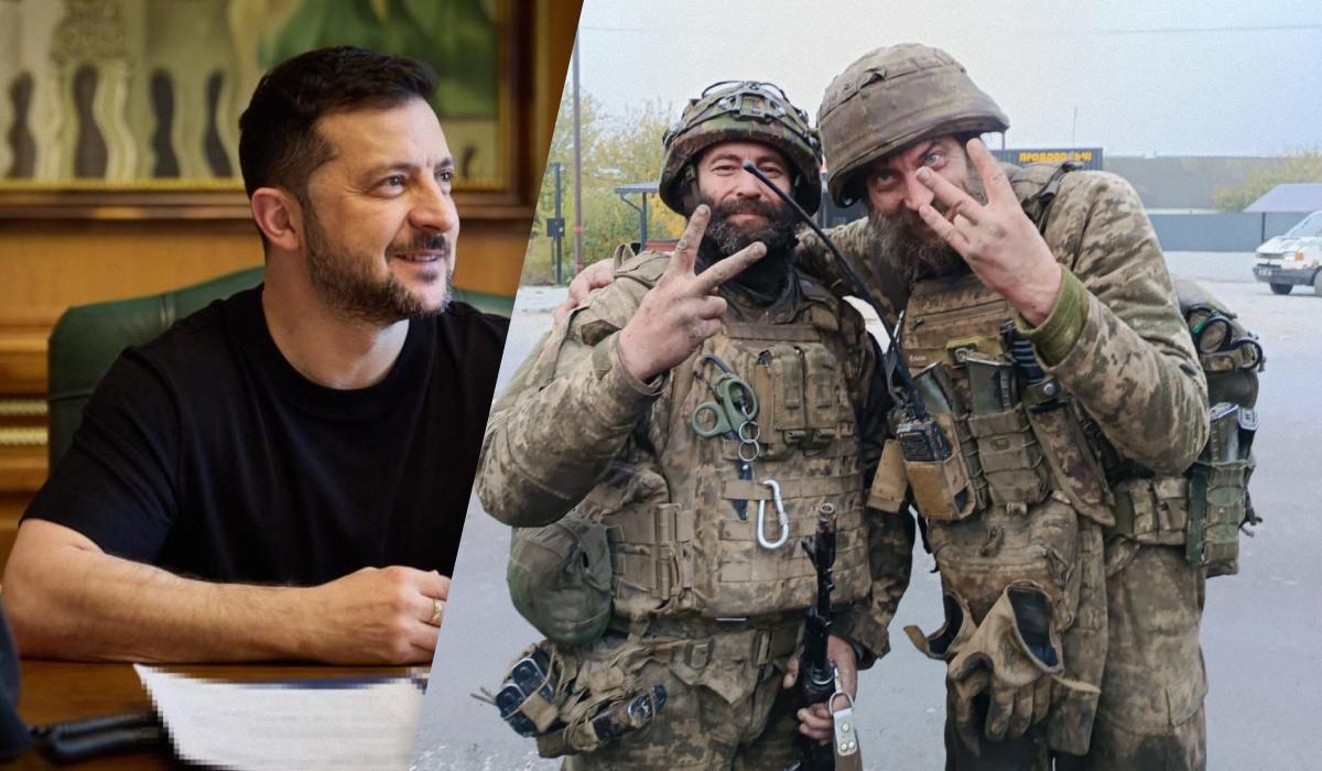 /Колаж УНІАН, фото - Офіс президента України, 138 окремий батальйон Сил територіальної оборони ЗСУ/Facebook