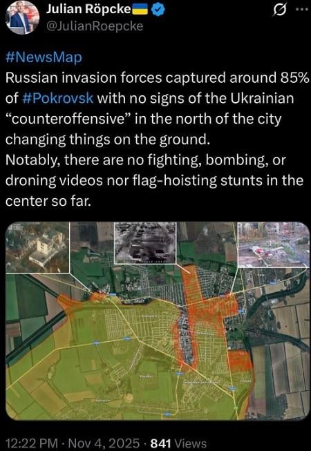 Російські військові захопили майже 85% Покровська, - Bild