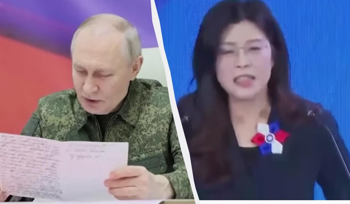 Лі-вен звинуватила НАТО в тому, що Путін прийняв рішення про вторгнення в Україну / Колаж: УНІАН, фото: скріншот з відео Лі-вен звинуватила НАТО в тому, що Путін прийняв рішення про вторгнення в Україну / Колаж: УНІАН, фото: скріншот з відео