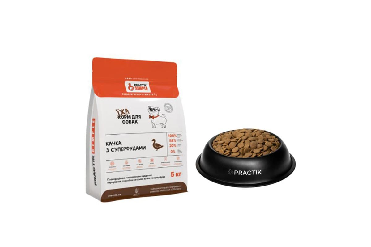 Корм Practik Simple «Качка з суперфудами» Корм Practik Simple «Качка з суперфудами»