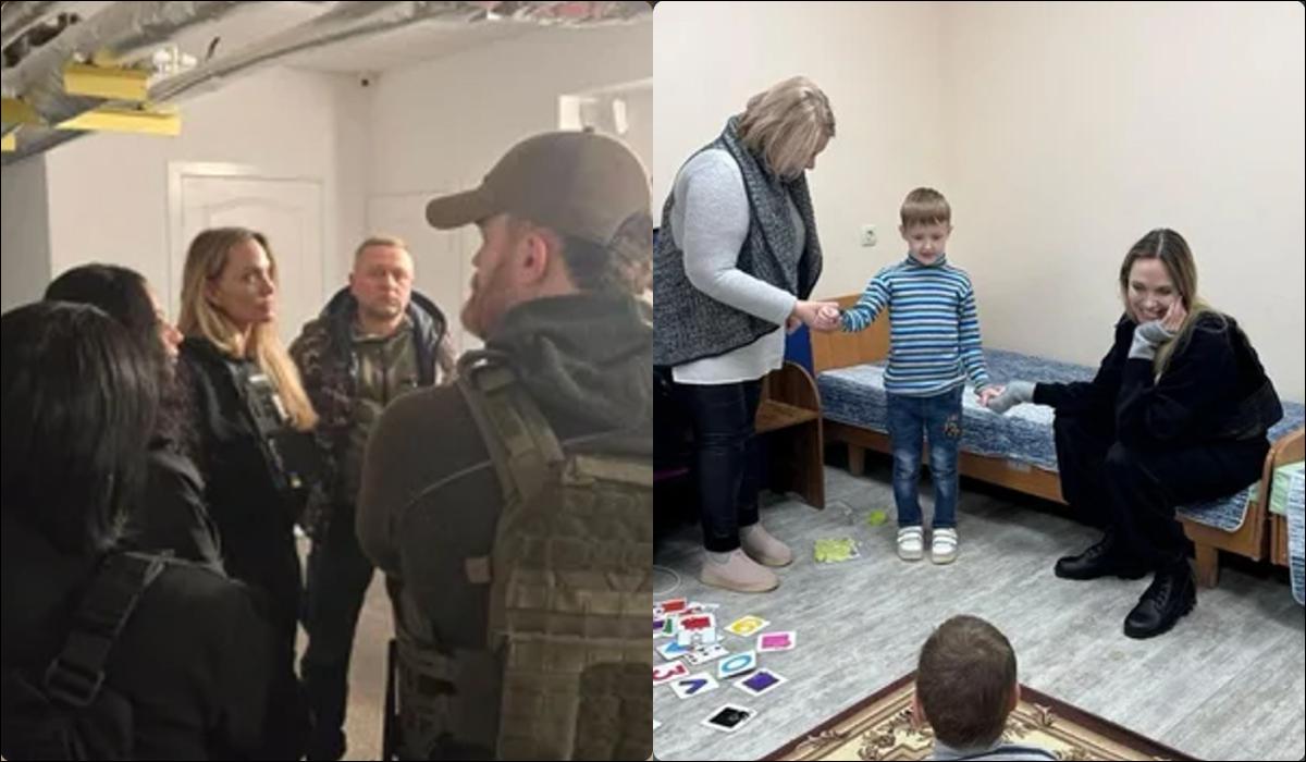 Angelina Jolie in Ucraina: un gesto di solidarietà per le comunità colpite dalla crisi