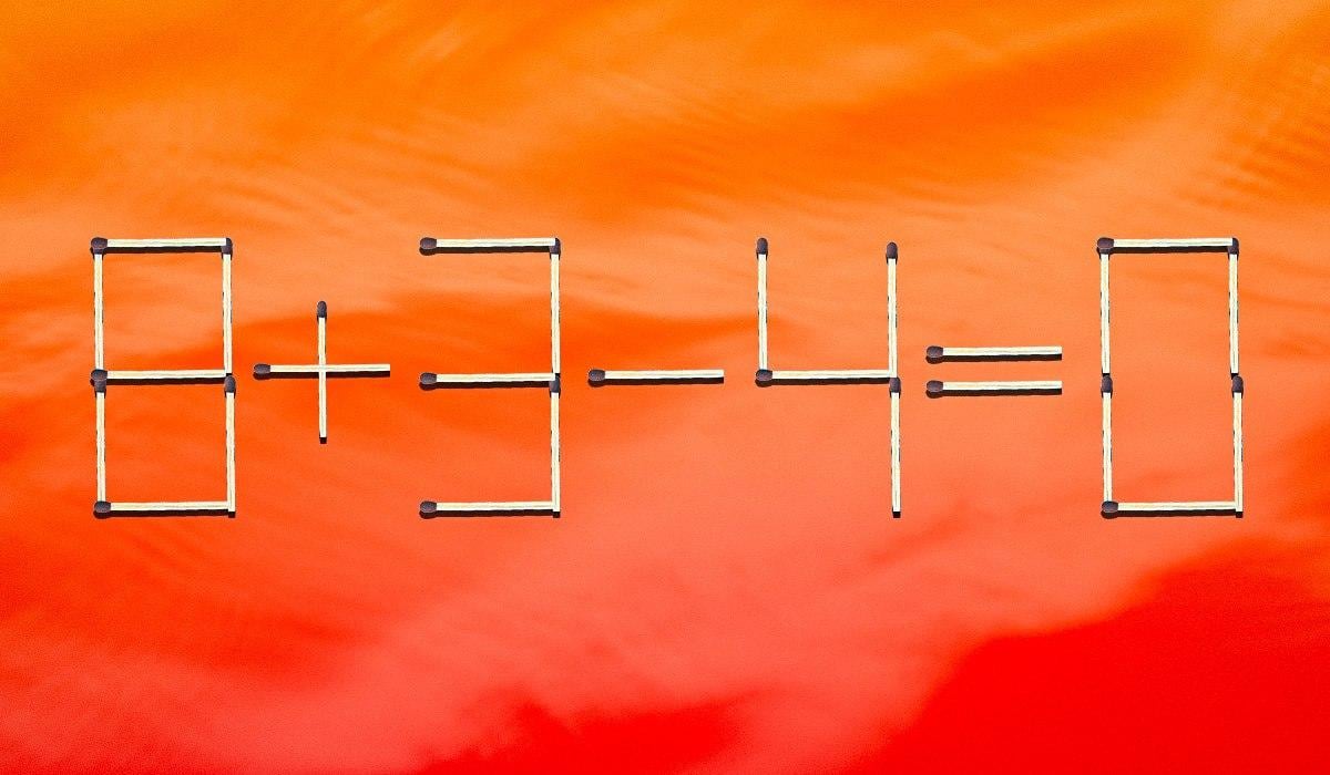 головоломка із сірниками головоломка із сірниками