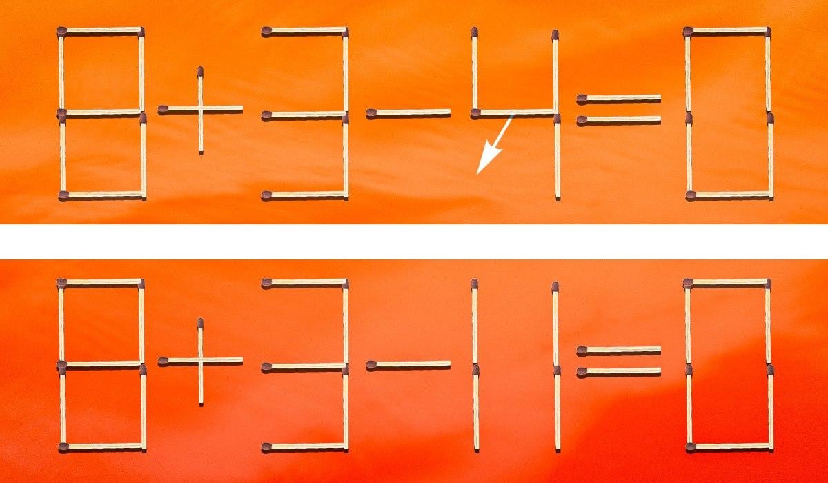 головоломка із сірниками головоломка із сірниками