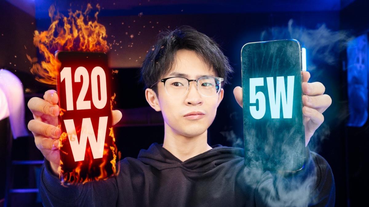 Чи шкодить швидка зарядка акумулятору: дворічний тест на 40 телефонах / Скриншот з відео