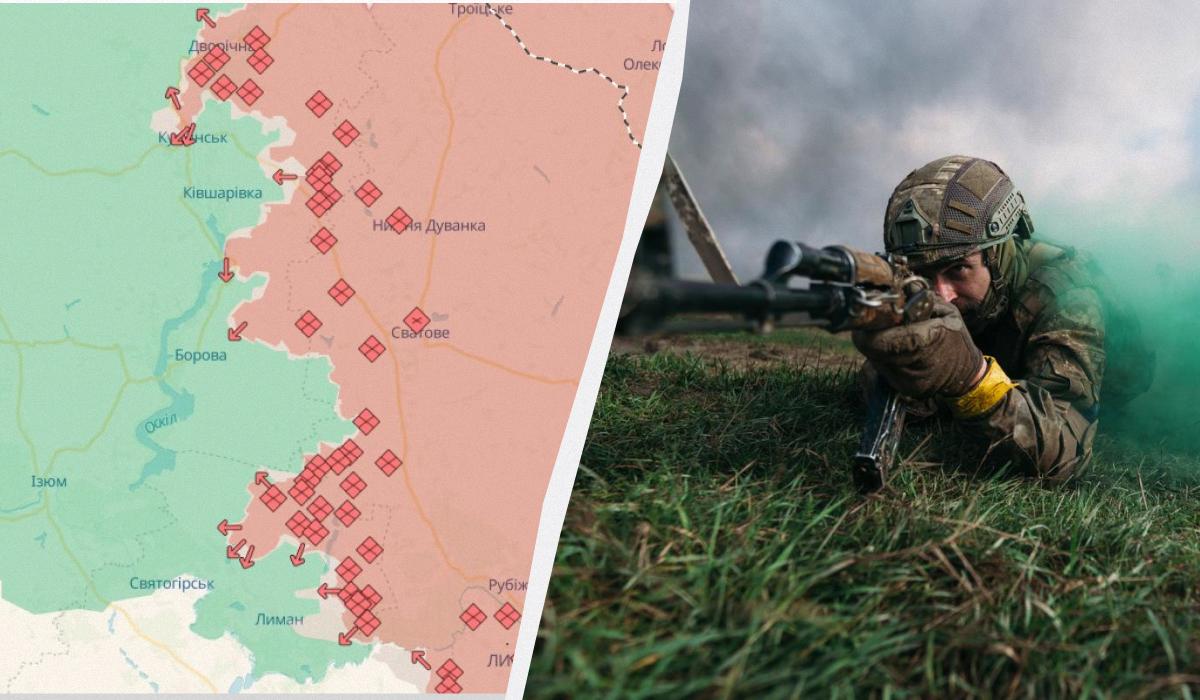 Военный предупредил о проблемах на Харьковщине / Коллаж УНИАН, фото 82 отдельная десантно-штурмовая Буковинская бригада, скриншот с карты DeepState Военный предупредил о проблемах на Харьковщине / Коллаж УНИАН, фото 82 отдельная десантно-штурмовая Буковинская бригада, скриншот с карты DeepState