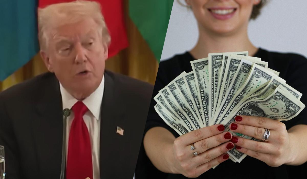 Трамп заявив, що тарифи принесуть США "трильйони доларів" / Колаж: УНІАН, фото: скріншот з відео, pixabay.com Трамп заявив, що тарифи принесуть США "трильйони доларів" / Колаж: УНІАН, фото: скріншот з відео, pixabay.com