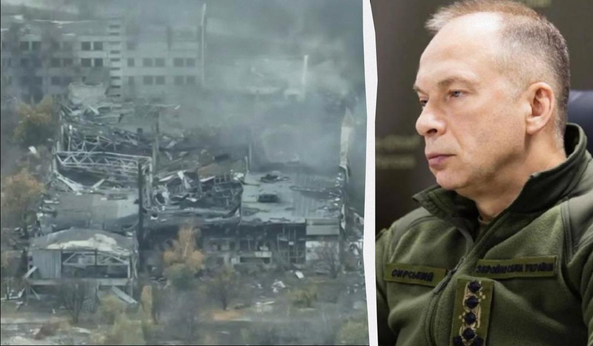 Сирський розповів про дії росіян під Покровськом / колаж УНІАН, скриншот, фото t.me/osirskiy