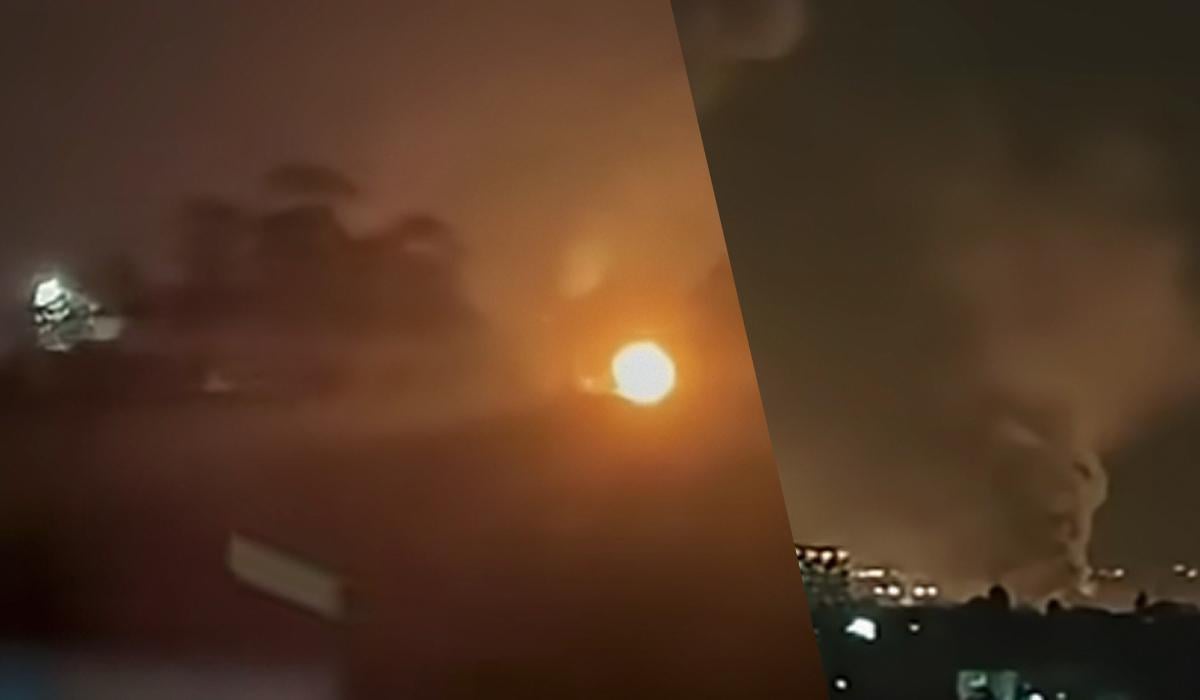 Губернатор Саратовської області заявив про пошкодження цивільної інфраструктури / Колаж: УНІАН, фото: скріншот з відео