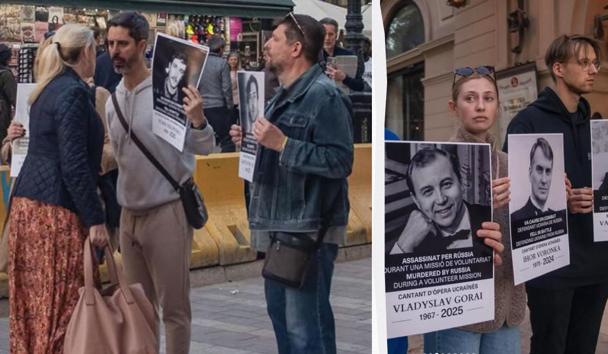 Protesta pacifica in Spagna: comunità ucraina si mobilita per i diritti e la libertà