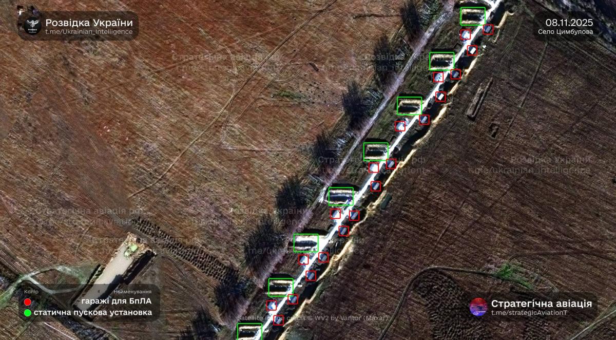 Супутникові знімки пускового майданчика в Росії / Фото: t.me/StrategicaviationT