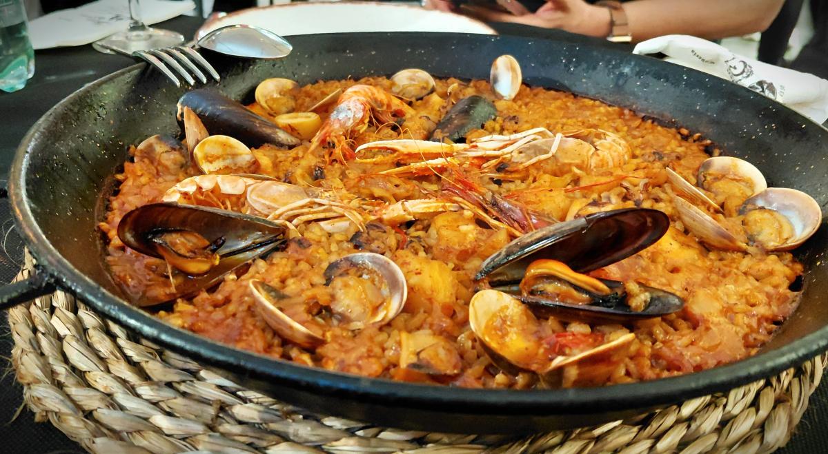 Паэлья с морепродуктами в Аликанте / фото Марина Григоренко