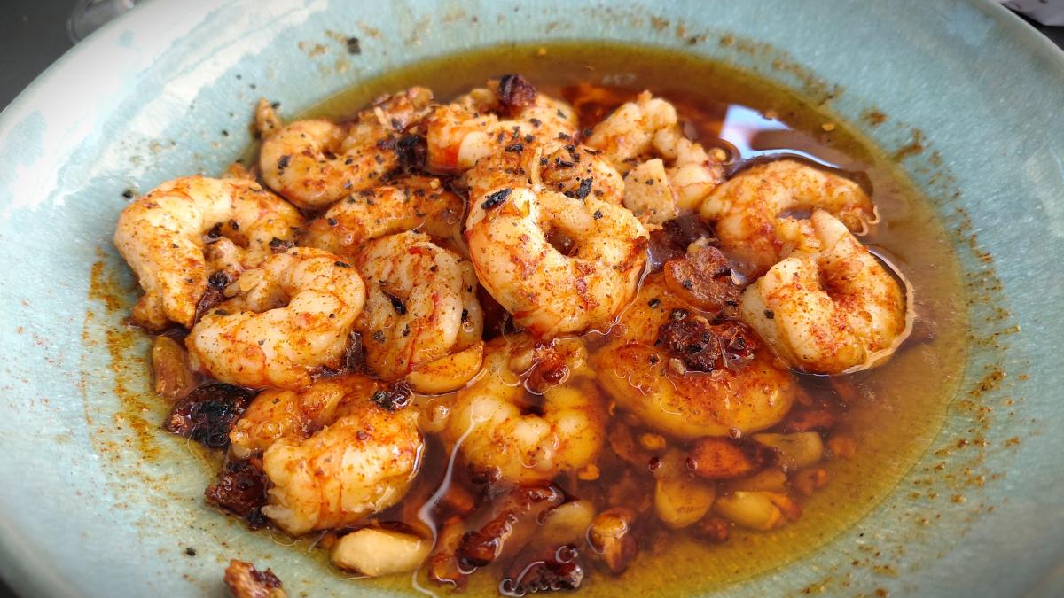 Испанские креветки в чесноке / фото Марина Григоренко