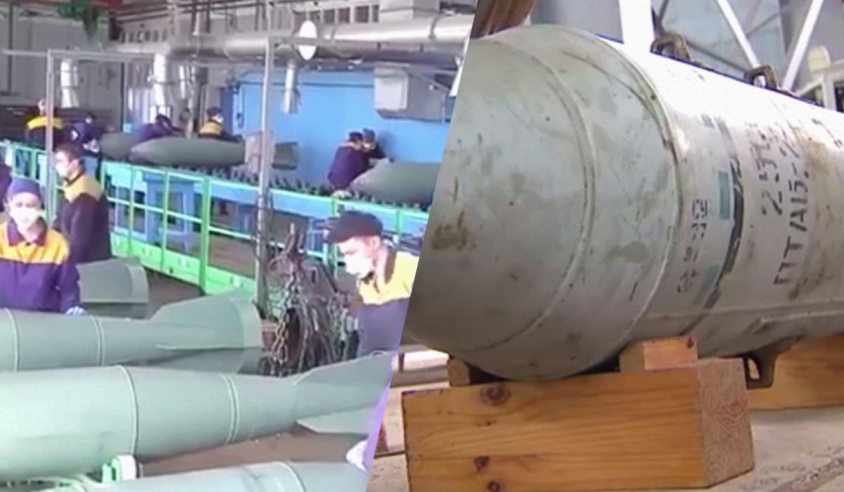 Скібіцький зазначив, що 500 боєприпасів Росія хоче виготовити нової модифікації / Колаж: УНІАН, фото: скріншот з відео