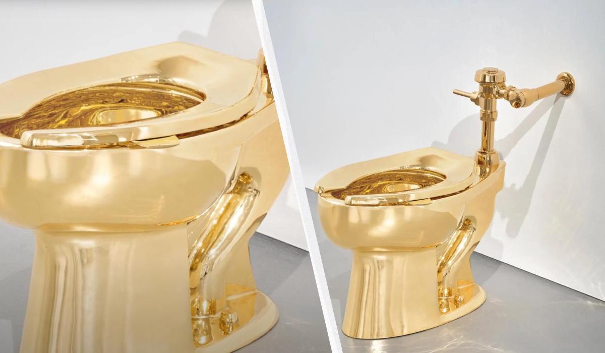 В США за бешеную сумму уйдет с молотка унитаз со 100 кг золота: кто его владелец В США за бешеную сумму уйдет с молотка унитаз со 100 кг золота: кто его владелец