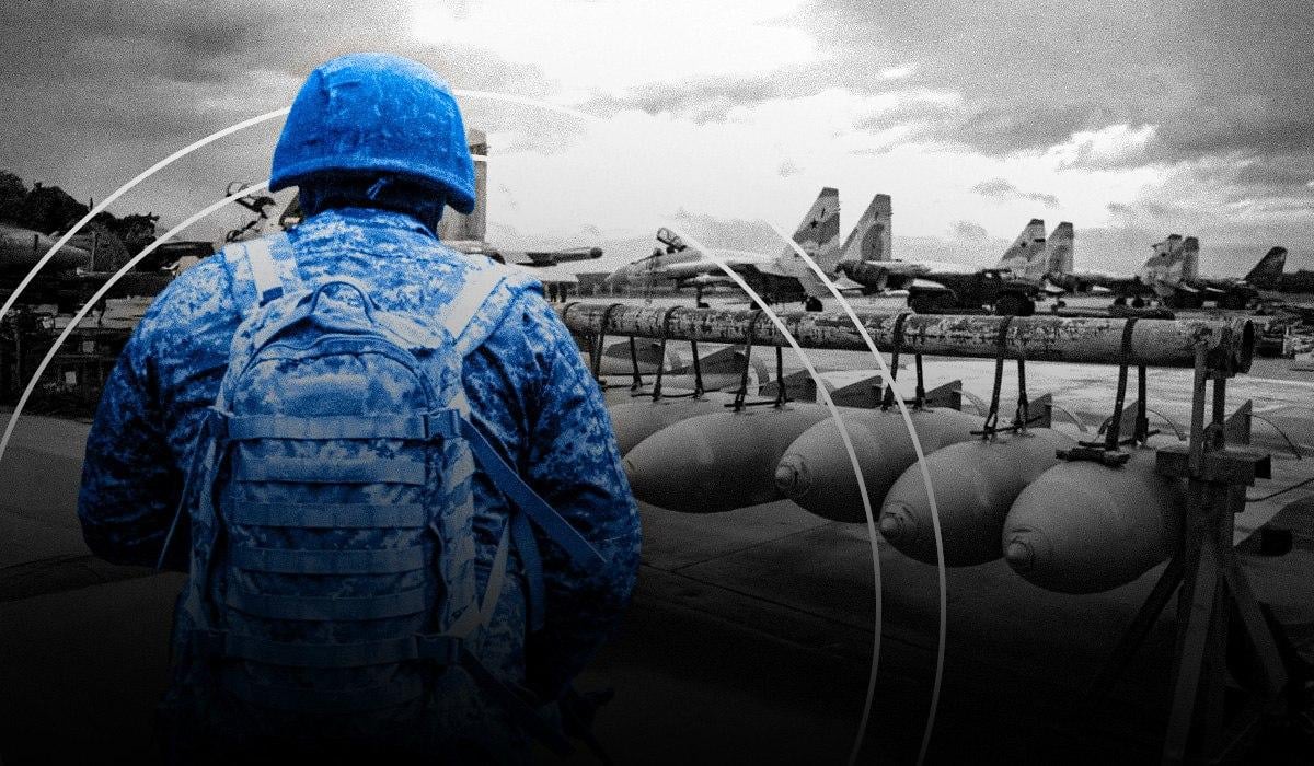 Задача этих бомб - не высокоточные удары, а забрасывание украинских позиций как можно большим количеством бомб/ Коллаж УНИАН Задача этих бомб - не высокоточные удары, а забрасывание украинских позиций как можно большим количеством бомб/ Коллаж УНИАН