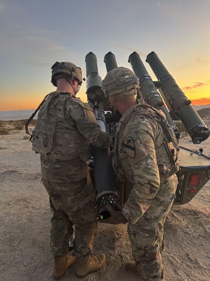 Запуск ударного дрона на полигоне в США / фото The Dead District Запуск ударного дрона на полигоне в США / фото The Dead District