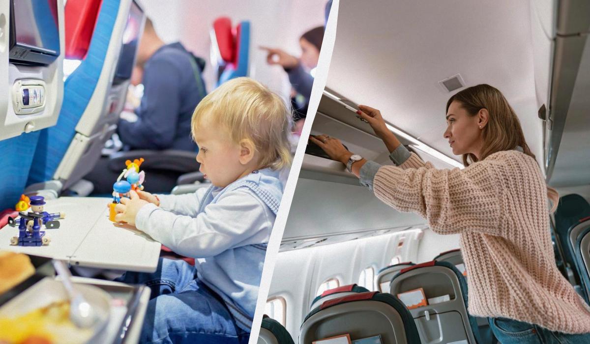 Come scegliere il posto più tranquillo sull'aereo per evitare i pianti dei bambini