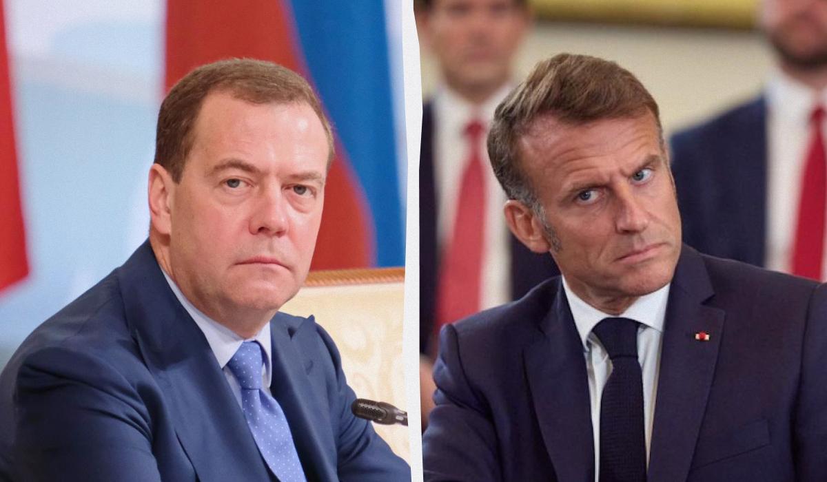 Medvedev risponde con cinismo alla previsione di Macron sulla fine della guerra in Ucraina