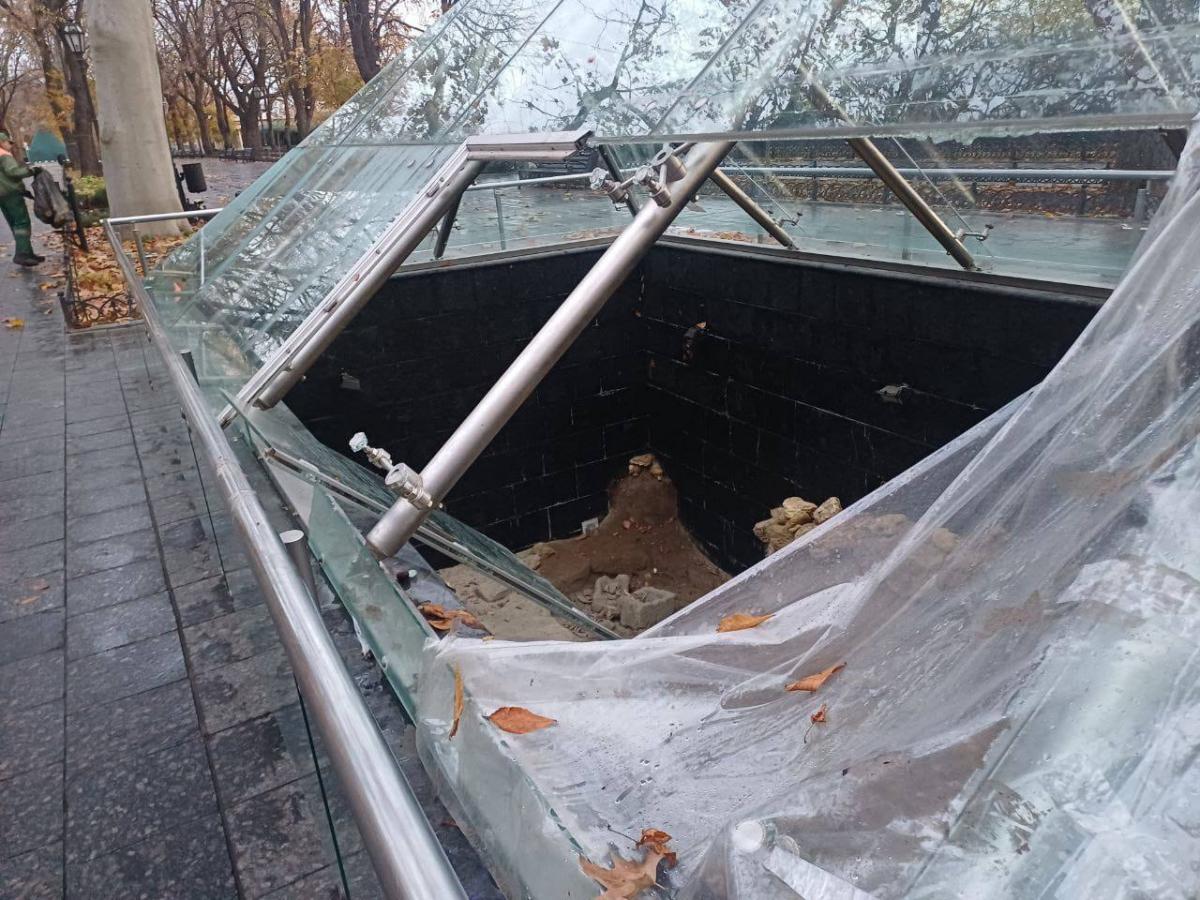 Поврежденный музей в Одессе / фото t.me/odesaMVA Поврежденный музей в Одессе / фото t.me/odesaMVA