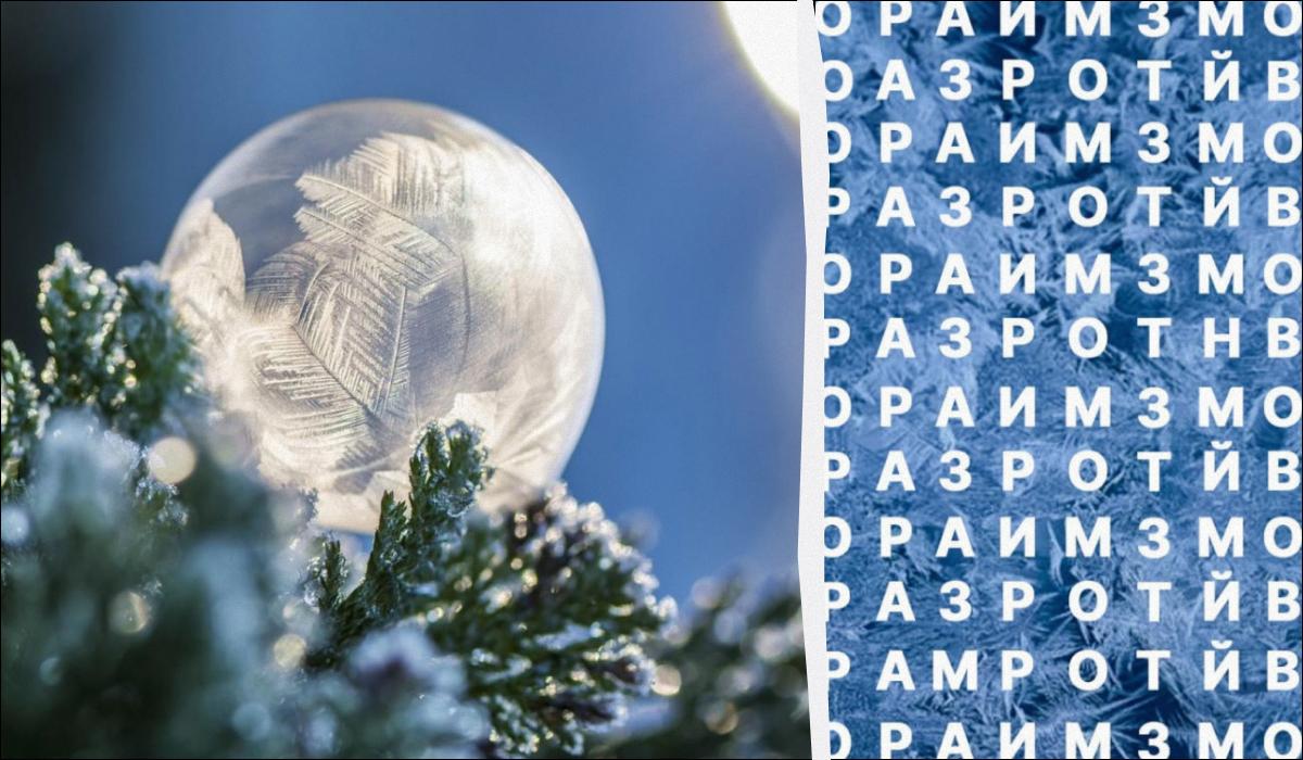 Test di rapidità: solo il 2 % dei lettori trova la parola “moroz” entro 10 secondi