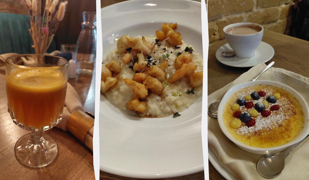 Обід в "Домі Трибеля" / колаж УНІАН, фото Марина Григоренко