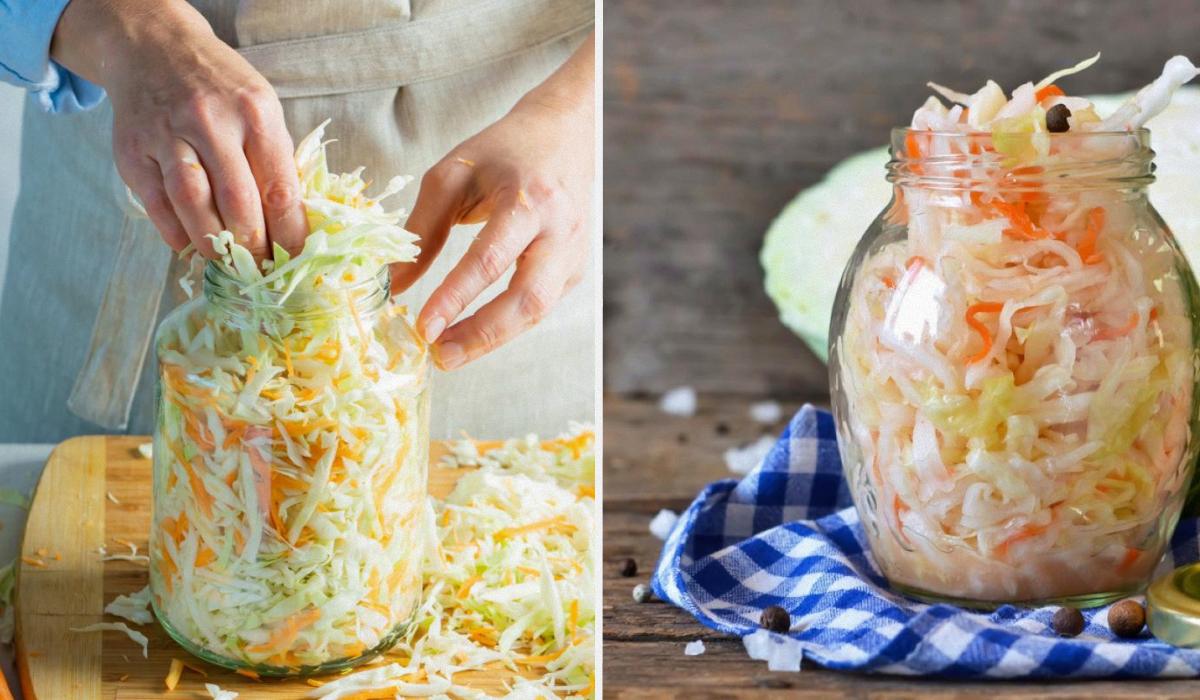 Що робити щоб квашена капуста не перекисла і не потемніла