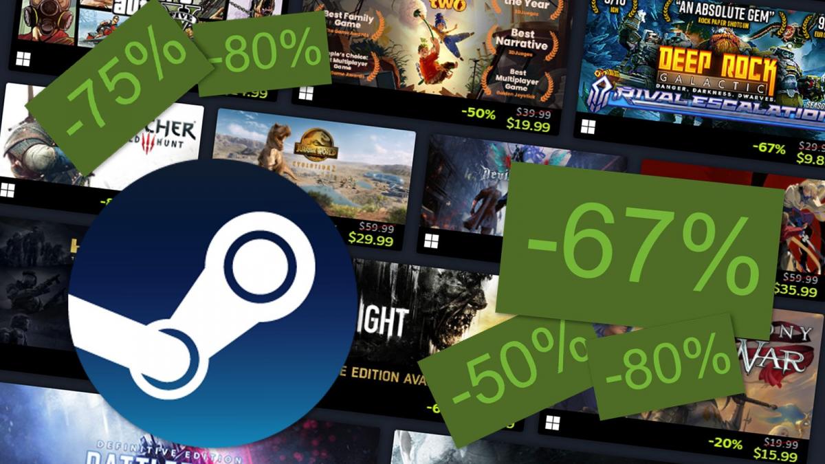 Steam lancia la sua prima vendita Black Friday con sconti fino al 70%