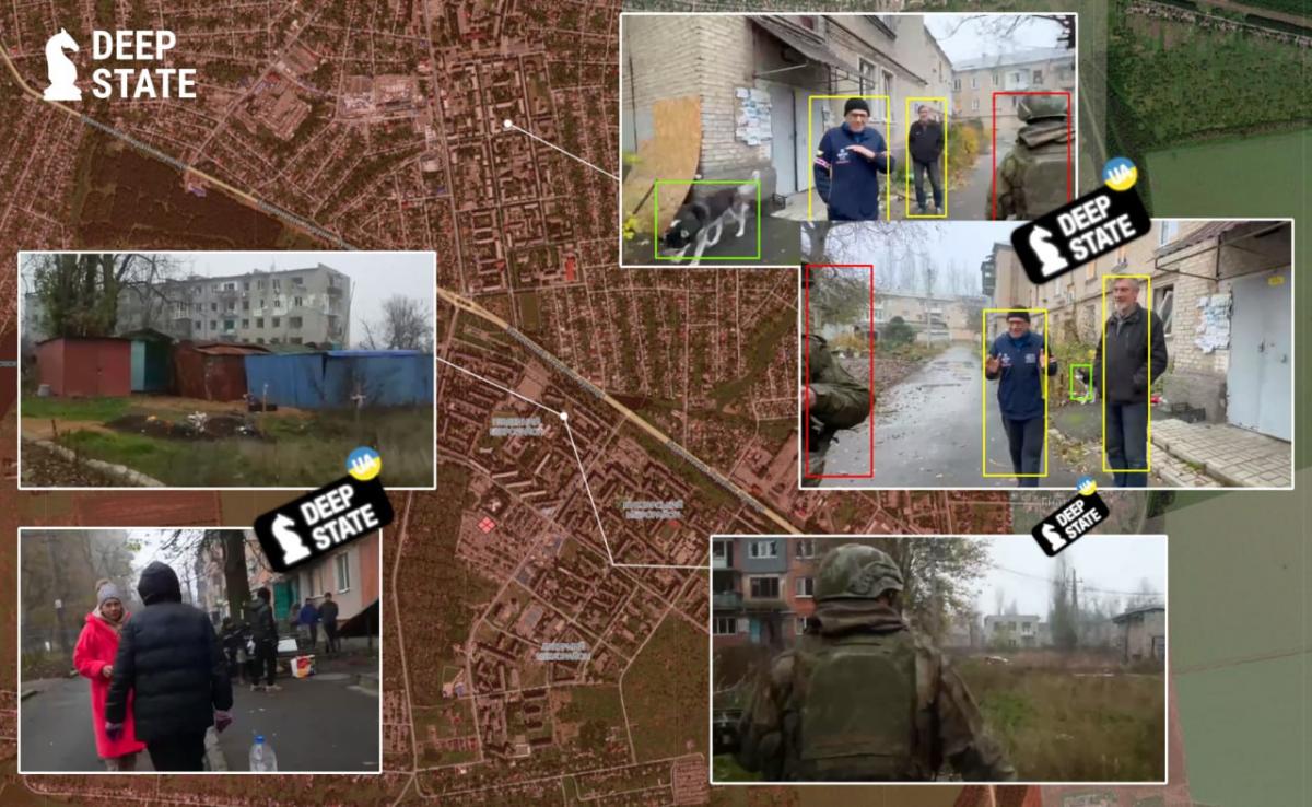 Россияне уже проникли в центр города / фото DeepState