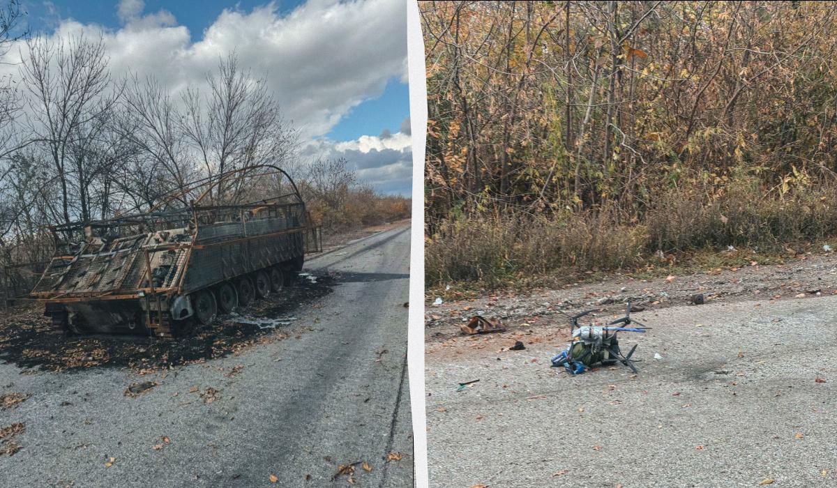 Ситуація з евакуацією бійців дуже важка ​​​​​/ колаж УНІАН, фото військового медика з позивним "Віцик"