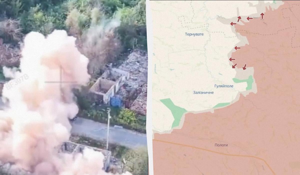 Фронт на Гуляйпольском направлении стабилизирован / коллаж УНИАН, скриншот, фото DeepState