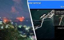 Спутниковые снимки показали последствия атаки по порту Туапсе