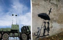 Бенксі знову в Україні? Після обстрілу у Львові знайшли антивоєнне графіті (фото)