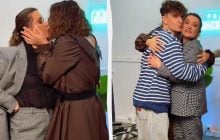 Могилевська поцілувалася з відомою співачкою: "Мене чоловік приб'є" (відео)