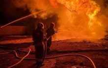 Росія вдарила по Одещині: загорілось кілька енергооб’єктів, пошкоджено депо (фото, відео)