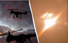 В порту Новороссийск после атаки дронов пылает нефтяной терминал (фото, видео)