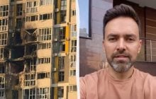 Известный ведущий показал ужасные кадры "прилета" в его ЖК (фото)