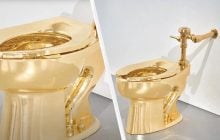 У США за шалену суму піде з молотка унітаз зі 100 кг золота: хто його власник