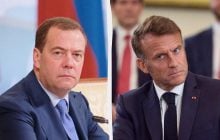 Медведєв цинічно відреагував на прогноз Макрона щодо термінів завершення війни в Україні