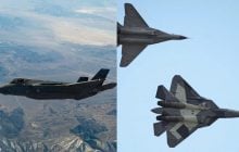 Американские и российские истребители-невидимки встретились на авиашоу в Дубае (видео)