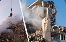 У Тернополі з-під завалів атакованого Росією будинку врятували чоловіка (відео)