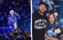 Онук Емінема вперше в житті побував на концерті дідуся та зворушив мережу