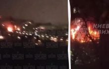 РФ нанесла комбинированный удар по Киеву и области: есть попадания в многоэтажки (видео)