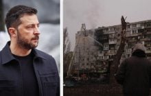 Около 36 ракет и почти 600 дронов: Зеленский показал последствия атаки РФ (фото)