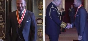 Король Чарльз III посвятил Дэвида Бекхэма в рыцари (видео)
