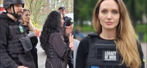 Анджелина Джоли пришла в Украину пешком и без предупреждения, - Politico