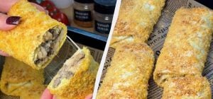 Этот рецепт в TikTok сохранили более 40 тысяч человек: нежнейший жульен в лаваше