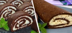 Рулет "Баунти" без выпекания: из печенья и сгущенки делаю вкуснятину к чаю