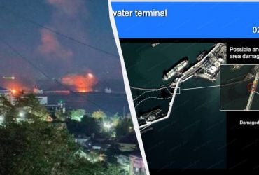Супутникові знімки показали наслідки атаки по порту Туапсе