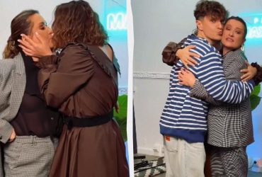 Могилевская поцеловалась с известной певицей: "Меня муж прибьет" (видео)